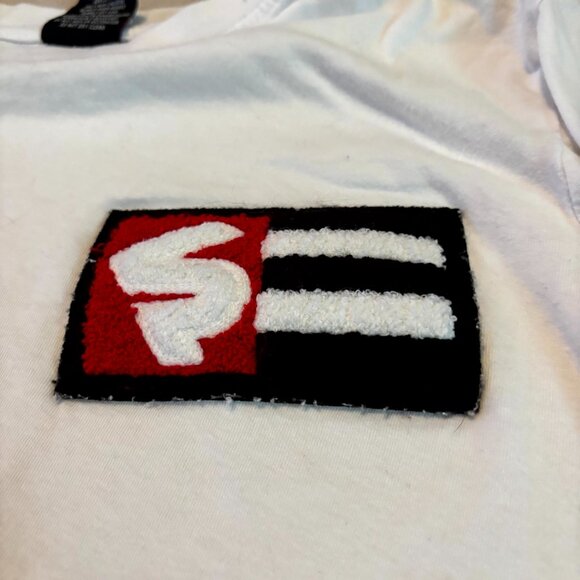 Southpole Long Sleeve Graphic Patch Shirt – White – Size Small - Picture 2 of 11